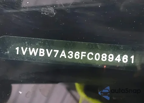 2015 Volkswagen Passat 2.0L Tdi Se из США, поврежденный, VIN 1VWBV7A36FC089461